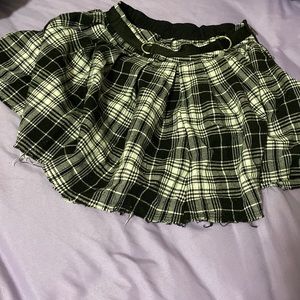 Dolls kill current mood plaid skirt